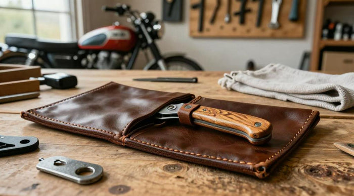 Quel couteau de poche japonais garder sur sa moto ?