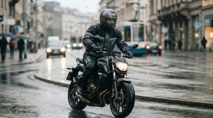 Rouler sous la pluie à moto : l'équipement et les réflexes qui changent tout