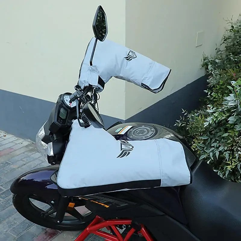 LIHAO Gants de Moto Hiver, Manchons Scooter Installé sur Guidon pour  Protéger du Vent et du Froid en Hiver : : Auto et Moto