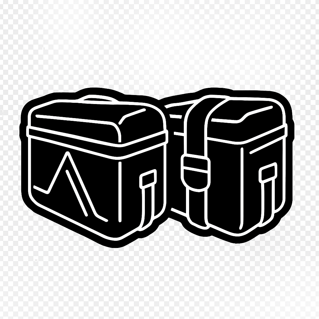 sacoche cavalière moto cuir textile étanche voyage