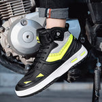 Basket moto - Noir et jaune - Vignette | Boutique biker