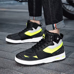 Basket moto - Noir et jaune - Vignette | Boutique biker