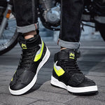 Basket moto - Noir et jaune - Vignette | Boutique biker