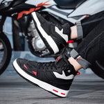 Sneakers da moto - Nero e rosso - Vignette | Boutique biker