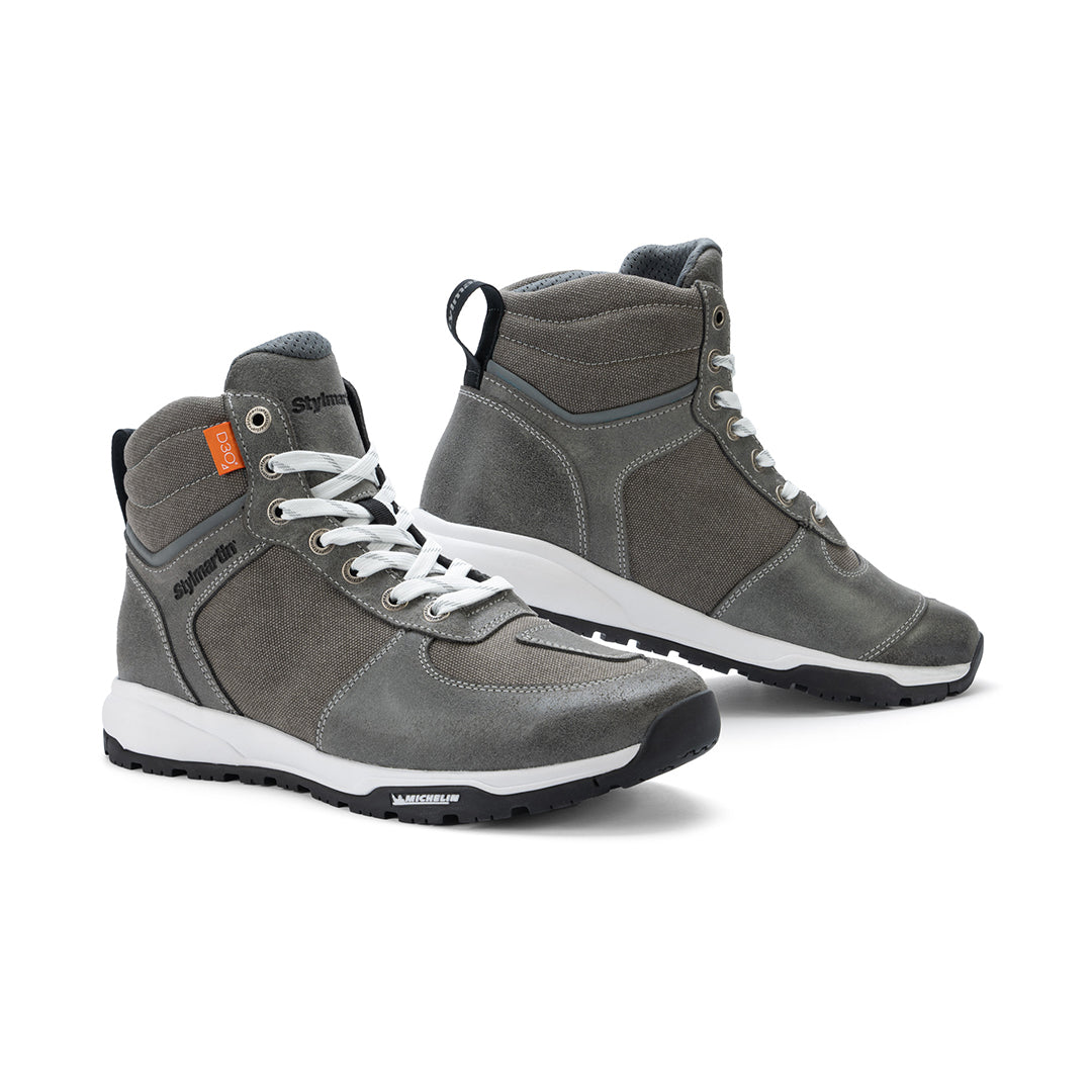 Basket moto Stylmartin Piper WP homme femme étanche cuir suède D3O
