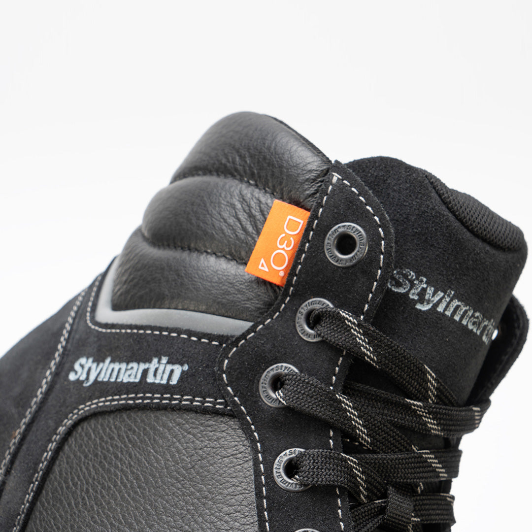Basket-moto-noire-stylmartin-piper-wp-etanche-homme-femme-d3o