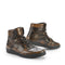 Basket moto Stylmartin Iron WP bronze en cuir vintage unisexe étanche