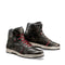 Basket moto Stylmartin Iron WP noir cuir vintage semelle bicolore unisexe étanche