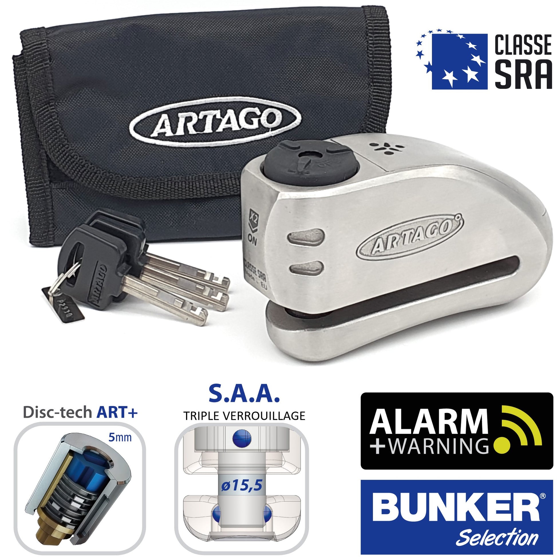 Bloque-disque-moto-sra-15.5mm-artago-verrouillage