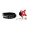 Bloque fourche moto Honda CR 125 départ 62 mm bouton plat rouge et noir