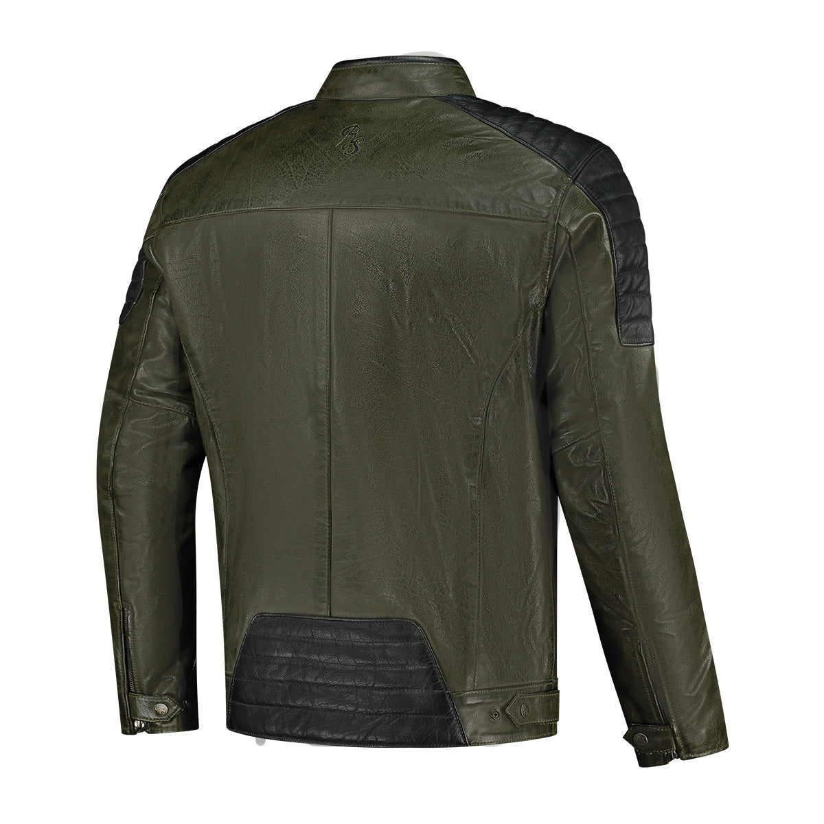 Blouson Biker En Cuir Homme Vintage - Style Moto Rétro, Fermeture éclair, Plusieurs Couleurs