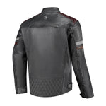 Giacca da motociclista da uomo AA - Jack Jari Grigio Marrone - Vignette | Boutique biker