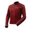 blouson moto été pour femme grenat avec tissu respirant et protections CE épaules et coudes, idéal pour la chaleur