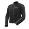 blouson moto été homme Aéro-Flow noir avec panneaux mesh ventilés et protections CE épaules coudes