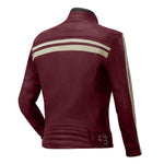 Blouson de moto en cuir femme - Enfield bordeaux - Vignette | Boutique biker