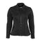 Blouson moto femme noir homologué CE rétro avec protections