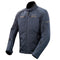Blouson de moto hiver bleu pour homme en polyester 600D avec protections CE et doublure thermique amovible