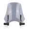 Bulle de moto universelle fumée avec fixation guidon réglable – protection contre le vent