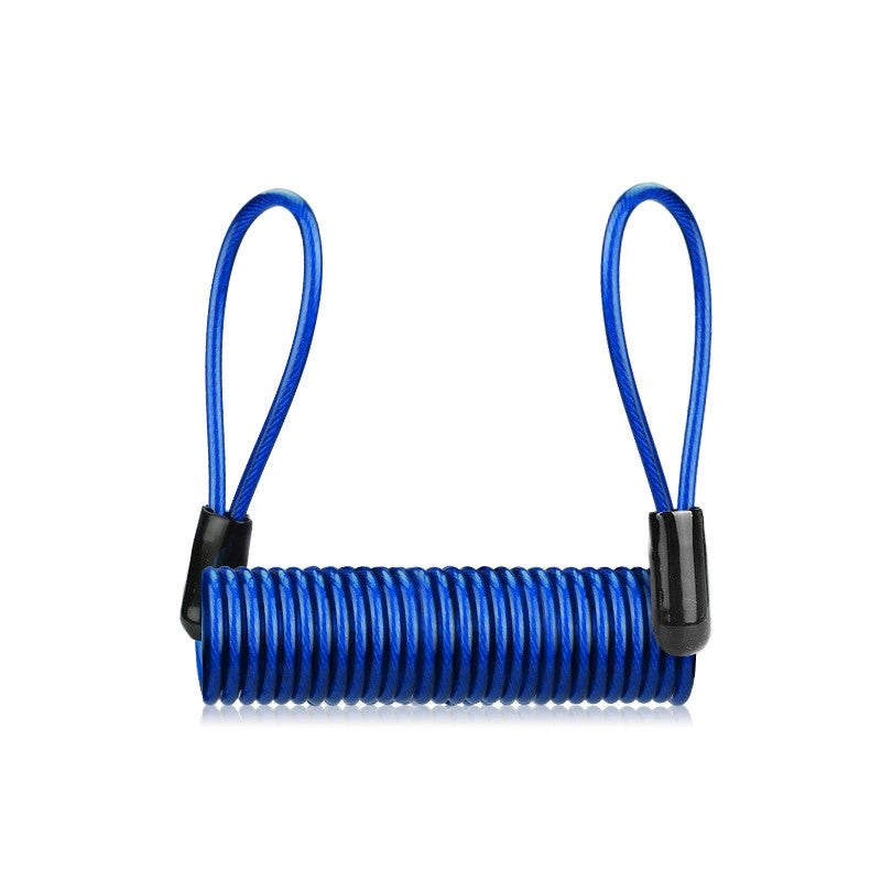 Cadenas à Spirale Pour Vélo, Moto Et Scooter – 2 Tailles (60 Cm Ou 125 Cm), Revêtement PVC, Antivol Léger