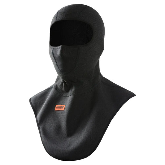 Cagoule de moto avec tour de cou polaire intégré, doublure chaude et coupe-vent, filet respirant pour nez, offrant confort et protection optimale contre le froid et le vent, unisexe et compatible casque