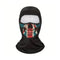 Cagoule moto longue tête de mort clown drapeau américain protection motard