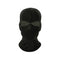 Cagoule moto noire en polyester respirant pour motard