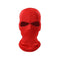 Cagoule moto rouge en polyester respirant pour motard sportif