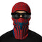 Cagoule moto spiderman rouge et bleue pour motards