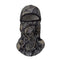 Cagoule moto tag urbaine avec design graffiti blanc sur fond noir