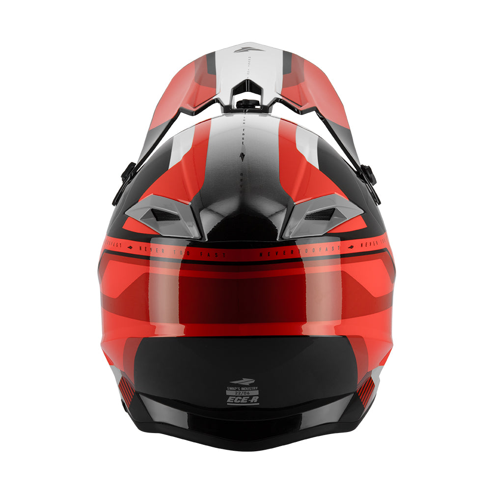 Casque Moto Mangen Fibre De Carbone Intégral - Certifié DOT - Pour Scooter, Cross, Road (Bouclier Fumé, Taille XL)