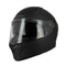Casque intégral Eight Aero S443 noir mat homologué ECE R22-06 avec écran solaire intégré