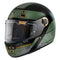 casque intégral MT Jarama vert kaki brillant avec finitions or