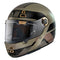 casque intégral MT Jarama kaki mat au style moderne et sobre