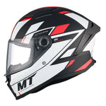 Casque intégral moto - Stinger noir blanc rouge mat - Vignette | Boutique biker