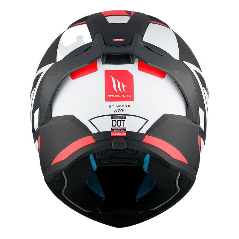 Casque-integral-mt-stinger-noir-blanc-rouge-mat-dos