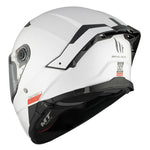 Casque intégral moto - Thunder blanc brillant - Vignette | Boutique biker