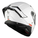 Casque intégral moto - Thunder blanc brillant - Vignette | Boutique biker