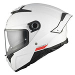 Casque intégral moto - Thunder blanc brillant - Vignette | Boutique biker