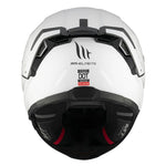 Casque intégral moto - Thunder blanc brillant - Vignette | Boutique biker