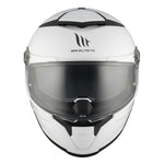 Casque intégral moto - Thunder blanc brillant - Vignette | Boutique biker