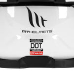 Casque intégral moto - Thunder blanc brillant - Vignette | Boutique biker