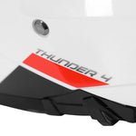 Casque intégral moto - Thunder blanc brillant - Vignette | Boutique biker