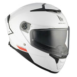 Casque intégral moto - Thunder blanc brillant - Vignette | Boutique biker