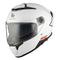 Casque intégral MT Thunder 4 blanc brillant pour motard urbain ou routier, style épuré et élégant