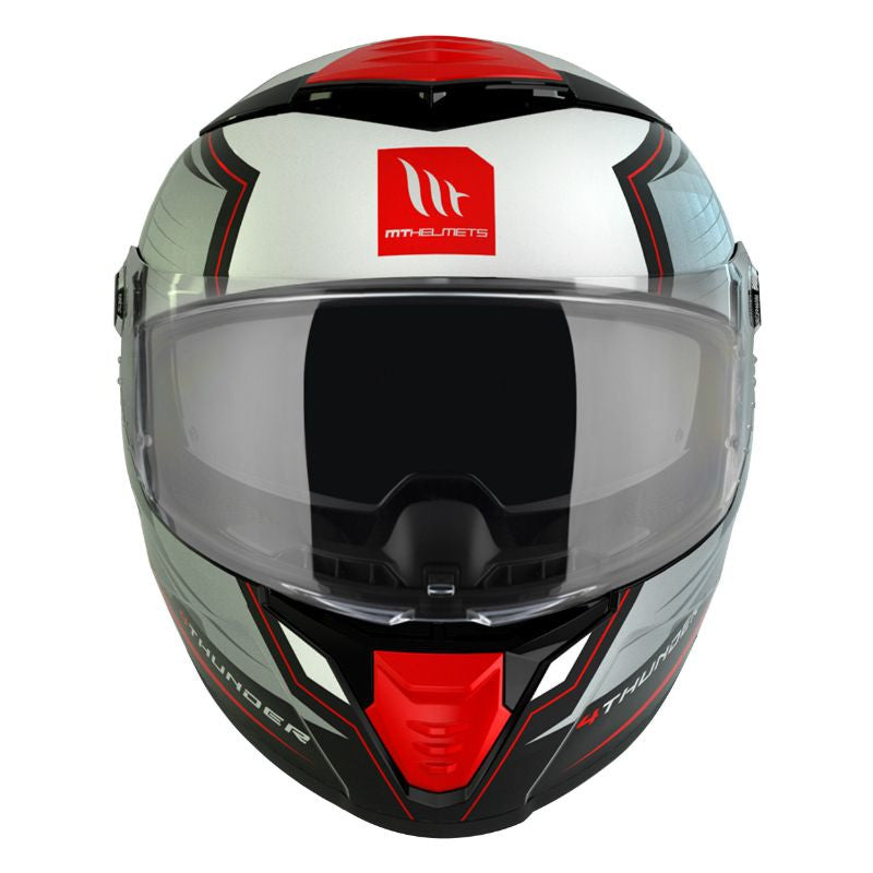 Casque-integral-mt-thunder-gris-rouge-mat-face