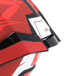 Casque intégral moto - Thunder gris rouge mat - Vignette | Boutique biker