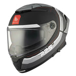 Casque intégral moto - Thunder noir gris mat - Vignette | Boutique biker