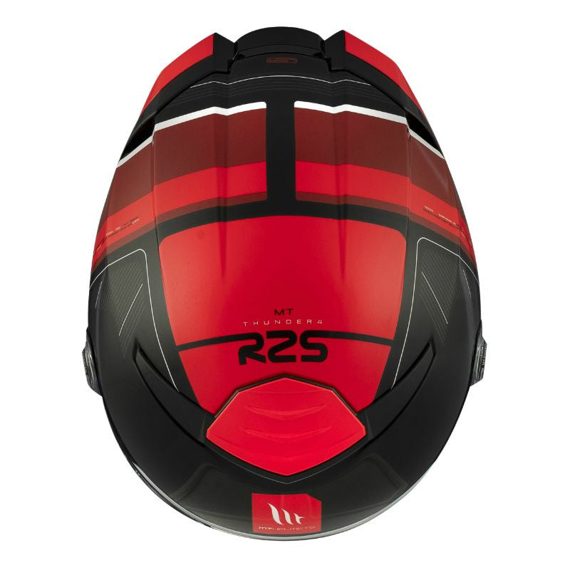 Casque-integral-mt-thunder-noir-rouge-brillant-dessus