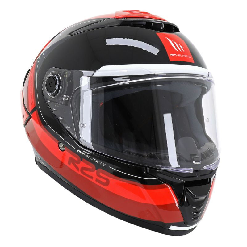 Casque-integral-mt-thunder-noir-rouge-brillant-profil