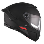Casque intégral moto - Thunder uni noir mat - Vignette | Boutique biker